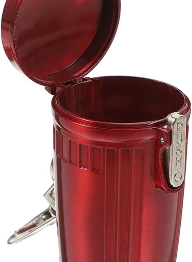 مطفأة سجائر محمولة صغيرة بسلسلة مفاتيح مع غطاء محكم للإطفاء السريع للسيارة والسفر في الهواء الطلق - Image 1